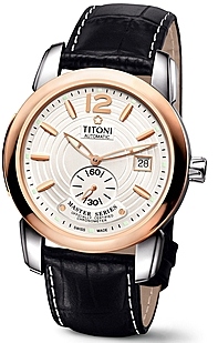 AAA 1:1 Replica Titoni-Master-Series Mens Watches Silver Dial Automatic ETA 2895-1, Chronometer 40MM 83688SR-ST-297 Watch