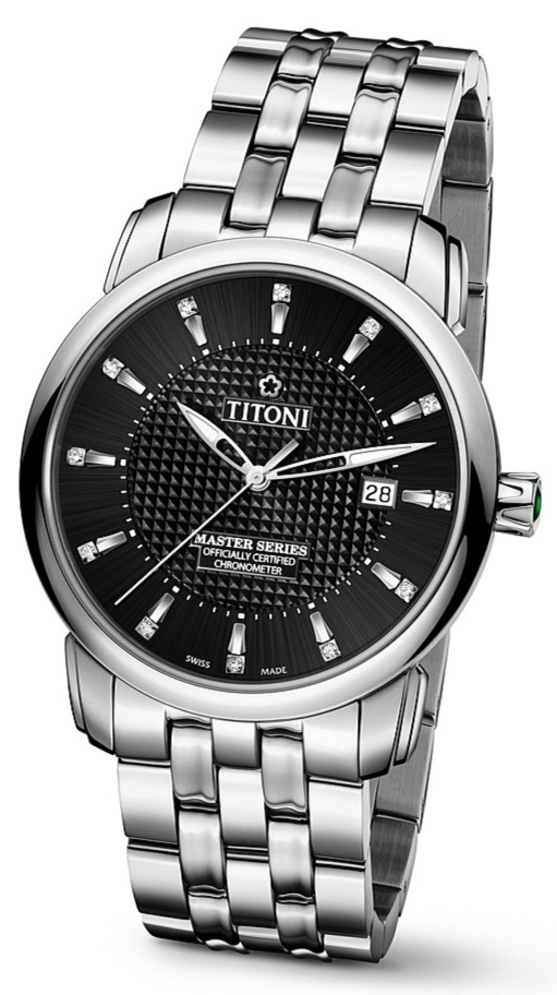 AAA 1:1 Replica Titoni-Master-Series Mens Watches Black Dial Automatic 41MM 83788S-392 Watch