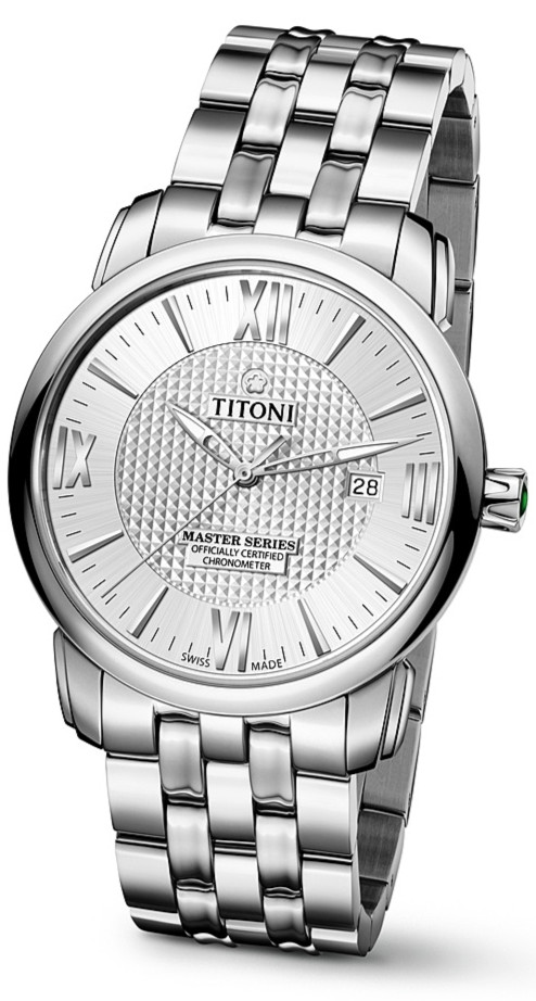 AAA 1:1 Replica Titoni-Master-Series Mens Watches Silver Dial Automatic 41MM 83788S-393 Watch