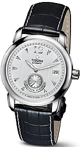 AAA 1:1 Replica Titoni-Master-Series Mens Watches Silver Dial Automatic ETA 2895-1, Chronometer 38.2MM 83888S-ST-297 Watch