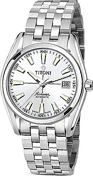 AAA 1:1 Replica Titoni-Airmaster Mens Watches Silver Dial Automatic 38.5MM 83909S-351 Watch