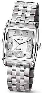 AAA 1:1 Replica Titoni-WallStreet Mens Watches Silver Dial Automatic ETA 2892A2 12MM 83927S-336 Watch