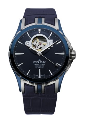 AAA 1:1 Replica Edox Mens Watches Blue Dial Automatic 40MM 85008.357B.BUIN Watch