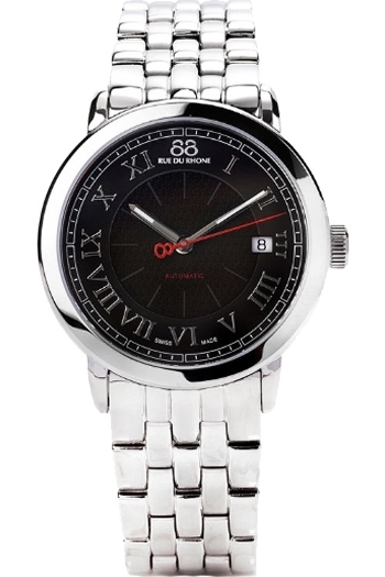AAA 1:1 Replica 88-Rue-Du-Rhone Mens Watches Black Dial Automatic 39MM 87WA120034 Watch