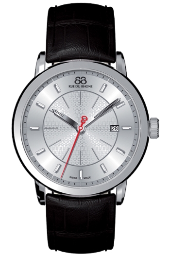 AAA 1:1 Replica 88-Rue-Du-Rhone Mens Watches Silver Dial Quartz 42MM 87WA120036 Watch
