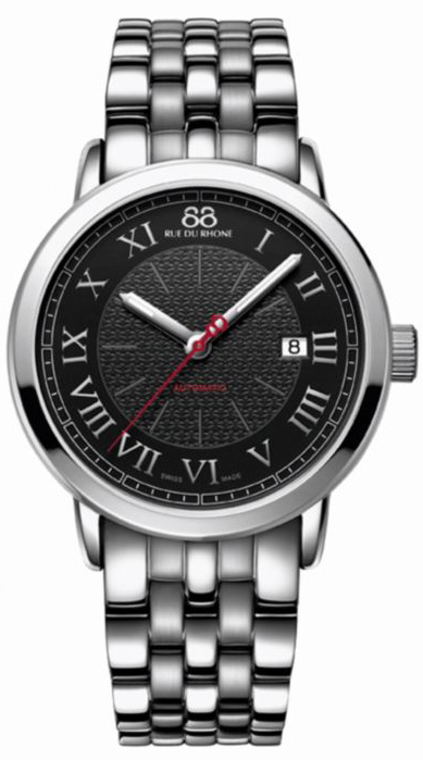 AAA 1:1 Replica 88-Rue-Du-Rhone Mens Watches Black Dial Automatic 42MM 87WA120040 Watch