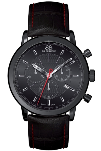 AAA 1:1 Replica 88-Rue-Du-Rhone Mens Watches Black Dial Quartz 42MM 87WA120046 Watch