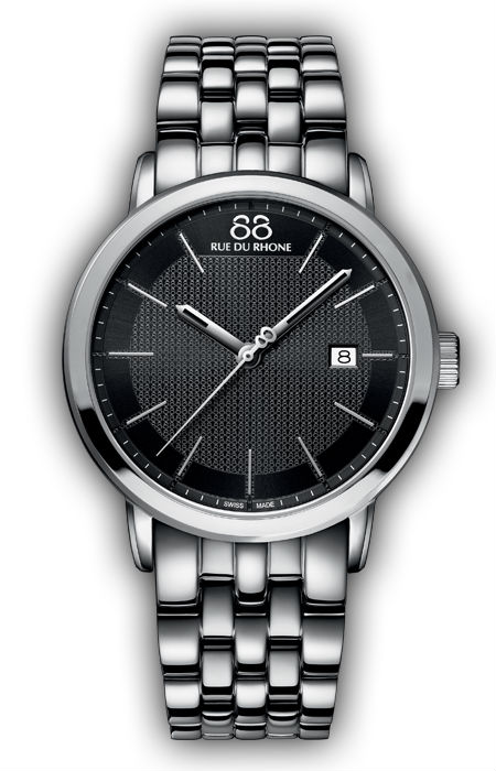 AAA 1:1 Replica 88-Rue-Du-Rhone Mens Watches Black Dial Quartz 42MM 87WA130011 Watch