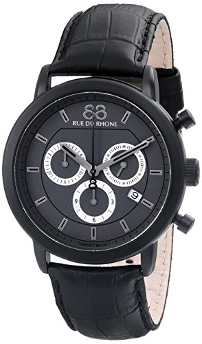 AAA 1:1 Replica 88-Rue-Du-Rhone Mens Watches Black Dial Quartz 42MM 87WA130017 Watch