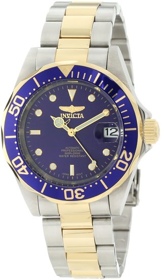 AAA 1:1 Replica Invicta Mens Watches Blue Dial Japanese Automatic 40MM 8928 Watch