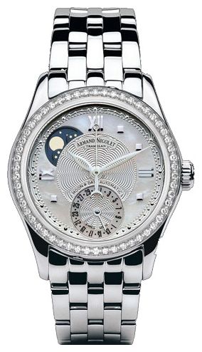 AAA 1:1 Replica Armand-Nicolet-M03 Ladies Watches Mother Of Pearl Dial Automatic 34MM 9151D-AN-M9150 Watch