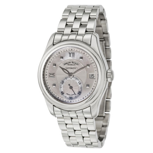 AAA 1:1 Replica Armand-Nicolet-M03 Ladies Watches Silver Dial Automatic 33MM 9155A-AN-M9150 Watch