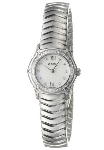 AAA 1:1 Replica Ebel Ladies Watches White Dial Swiss Quartz 24MM 9157F19/971025 Watch