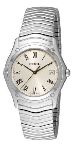 AAA 1:1 Replica Ebel Mens Watches Silver Dial Swiss Quartz 37MM 9255F41/6125 Watch