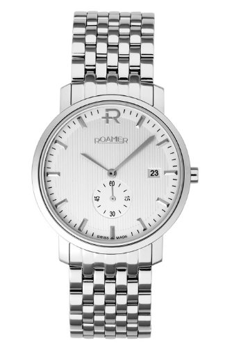 AAA 1:1 Replica Roamer-Of-Switzerland Mens Watches Silver Dial Quartz 38MM 931853-41-15-90 Watch