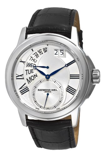 AAA 1:1 Replica Raymond-Weil Mens Watches Silver Dial Quartz 42MM 9579-STC-65001 Watch