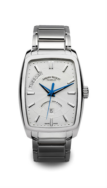 AAA 1:1 Replica Armand-Nicolet-Tm7 Mens Watches Silver Dial Automatic 38MM 9630A-AG-M9630 Watch