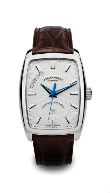 AAA 1:1 Replica Armand-Nicolet-Tm7 Mens Watches Silver Dial Automatic 38MM 9630A-AG-P968MR3 Watch