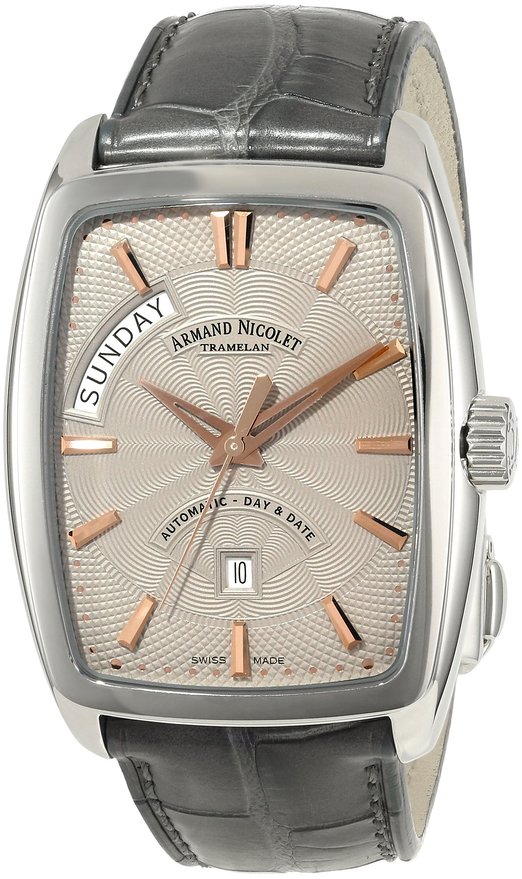 AAA 1:1 Replica Armand-Nicolet-Tm7 Mens Watches Gray Dial Automatic 38MM 9630A-GS-P968GR3 Watch