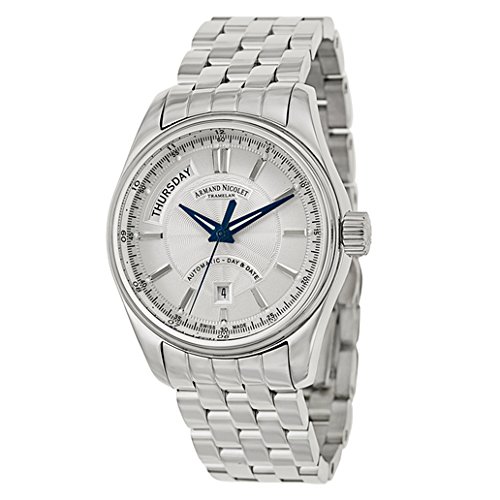 AAA 1:1 Replica Armand-Nicolet-M02 Mens Watches Silver Dial Automatic 43MM 9641A-2-AG-M9140 Watch