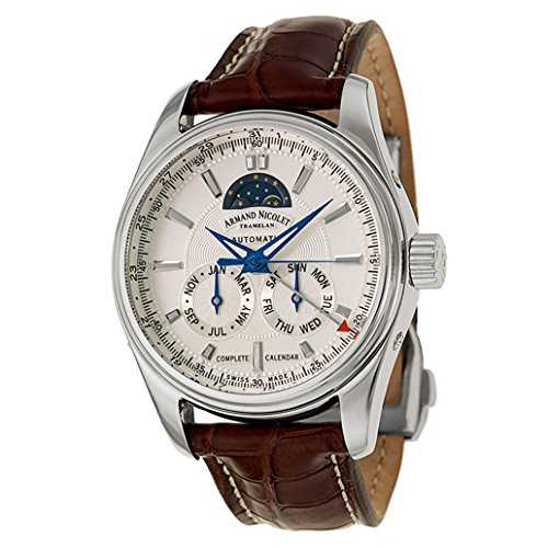 AAA 1:1 Replica Armand-Nicolet-M02 Mens Watches Silver Dial Automatic 43MM 9642B-2-AG-P974MR2 Watch