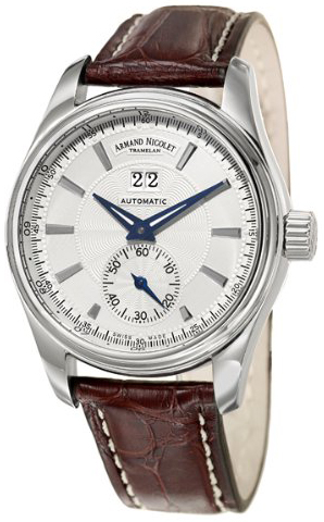 AAA 1:1 Replica Armand-Nicolet Mens Watches Silver Dial Automatic 43MM 9646A-AG-P961MR2 Watch