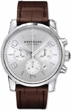 AAA 1:1 Replica MontBlanc-Timewalker Mens Watches Silver Dial Automatic 43MM 9671 Watch