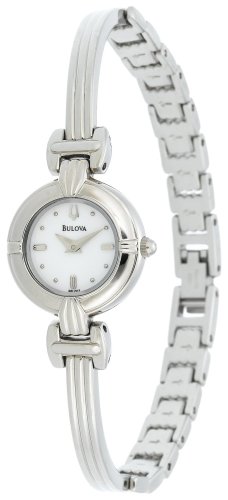 AAA 1:1 Replica Bulova Ladies Watches White Dial Japanese Quartz 20MM 96L007 Watch