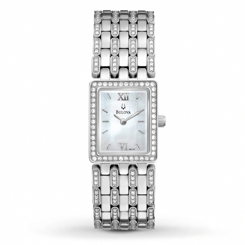 AAA 1:1 Replica Bulova Ladies Watches Mother Of Pearl Dial Quartz 30MM 96L157 Watch