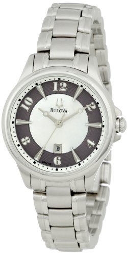 AAA 1:1 Replica Bulova Ladies Watches Silver Dial Quartz 31MM 96M113 Watch