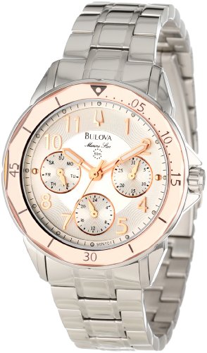 AAA 1:1 Replica Bulova Ladies Watches Rose Gold Dial Quartz 36MM 96N101 Watch