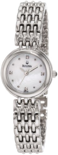 AAA 1:1 Replica Bulova Ladies Watches Mother Of Pearl Dial Quartz 23MM 96P122 Watch
