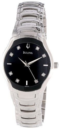 AAA 1:1 Replica Bulova Ladies Watches Black Dial Quartz 28MM 96P146 Watch