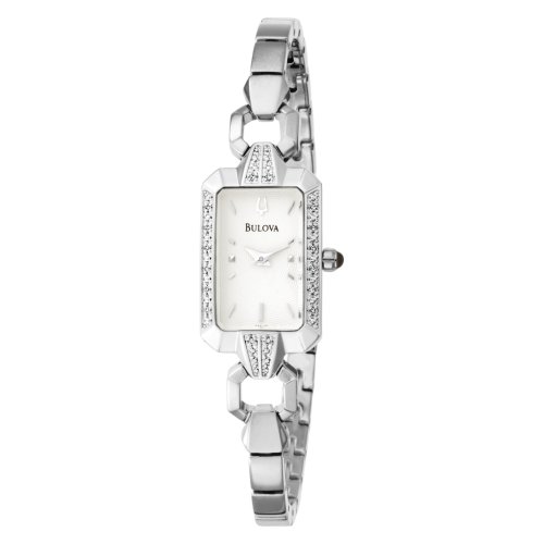 AAA 1:1 Replica Bulova Ladies Watches Silver Dial Japanese Quartz 30MM 96R117 Watch