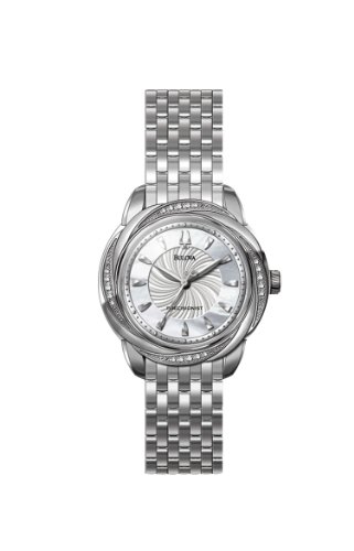 AAA 1:1 Replica Bulova Ladies Watches White Dial Japanese Quartz 31MM 96R153 Watch