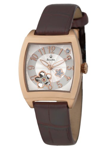 AAA 1:1 Replica Bulova Ladies Watches Silver Dial Automatic 32MM 97P101 Watch