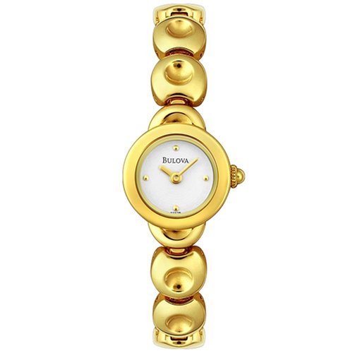 AAA 1:1 Replica Bulova Ladies Watches White Dial Japanese Quartz 17MM 97T75 Watch