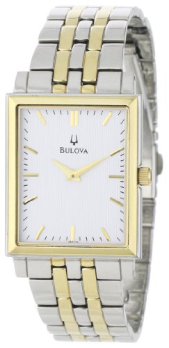 AAA 1:1 Replica Bulova Mens Watches White Dial Japanese Quartz 29MM 98A115 Watch