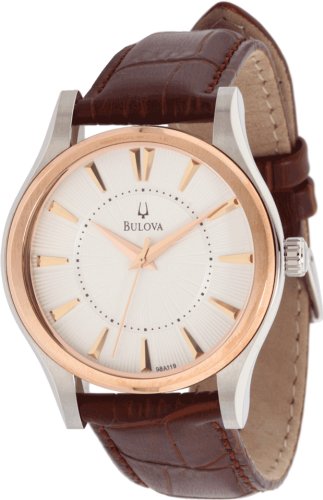 AAA 1:1 Replica Bulova Mens Watches White Dial Japanese Quartz 40MM 98A119 Watch