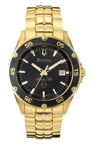 AAA 1:1 Replica Bulova Mens Watches Black Dial Japanese Quartz 41MM 98B012 Watch