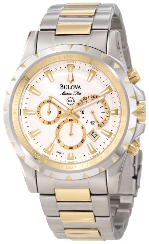 AAA 1:1 Replica Bulova Mens Watches White Dial Japanese Quartz 42MM 98B014 Watch