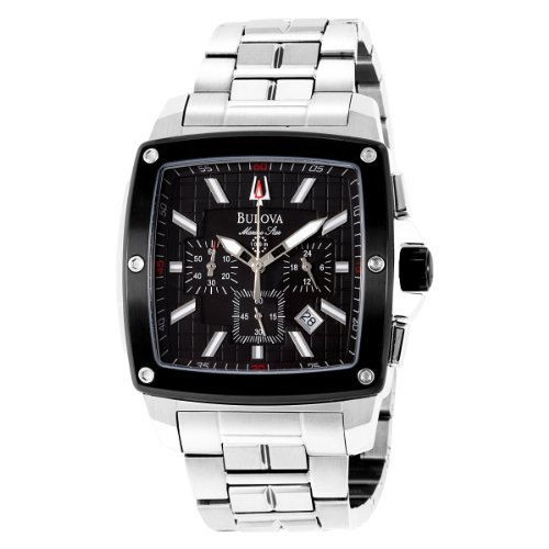 AAA 1:1 Replica Bulova Mens Watches Black Dial Japanese Quartz 40MM 98B105 Watch