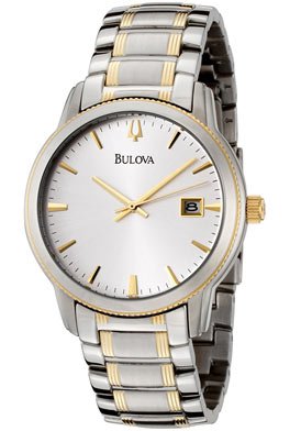 AAA 1:1 Replica Bulova Mens Watches Silver Dial Japanese Quartz 40MM 98B107 Watch
