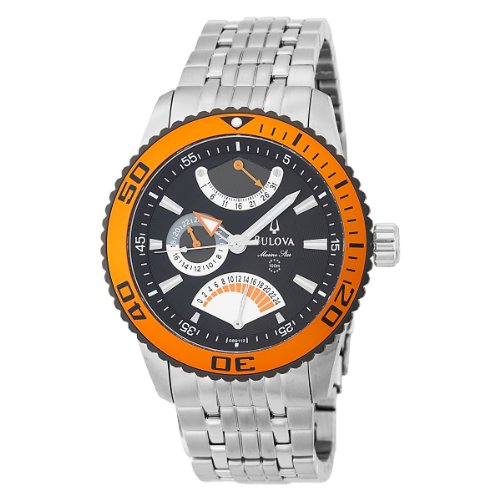 AAA 1:1 Replica Bulova Mens Watches Black Dial Japanese Quartz 41.8MM 98B112 Watch