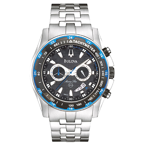 AAA 1:1 Replica Bulova Mens Watches Black Dial Japanese Quartz 48MM 98B120 Watch