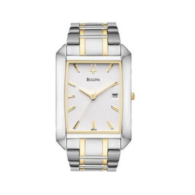 AAA 1:1 Replica Bulova Mens Watches White Dial Japanese Quartz 32MM 98B123 Watch