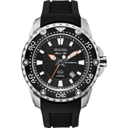 AAA 1:1 Replica Bulova Mens Watches Black Dial Automatic 47MM 98B209 Watch