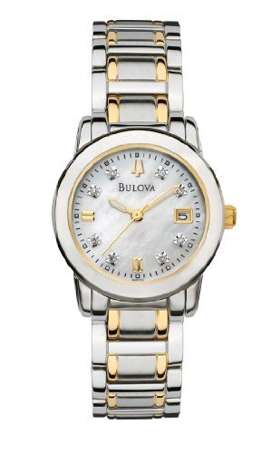 AAA 1:1 Replica Bulova Ladies Watches White Dial Japanese Quartz 26MM 98P112 Watch