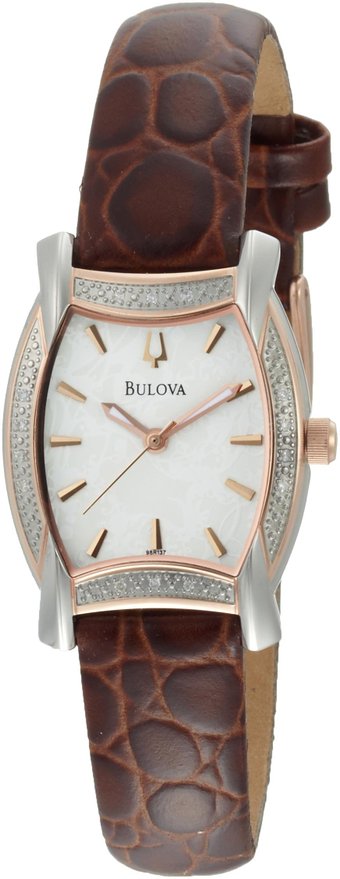AAA 1:1 Replica Bulova Ladies Watches Mother Of Pearl Dial Quartz 26MM 98R137 Watch
