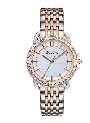 AAA 1:1 Replica Bulova Ladies Watches Mother Of Pearl Dial Japanese Quartz 30MM 98R144 Watch
